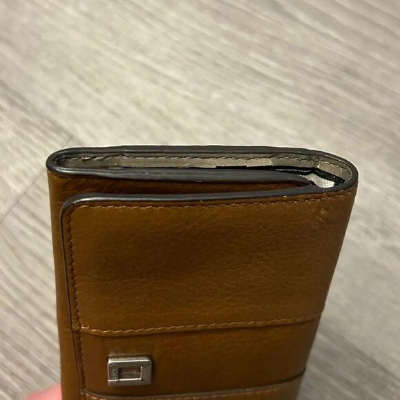 Lodis Artemis Card‎ Holder Flip Wallet Toffee Leather - Picture 7 of 8